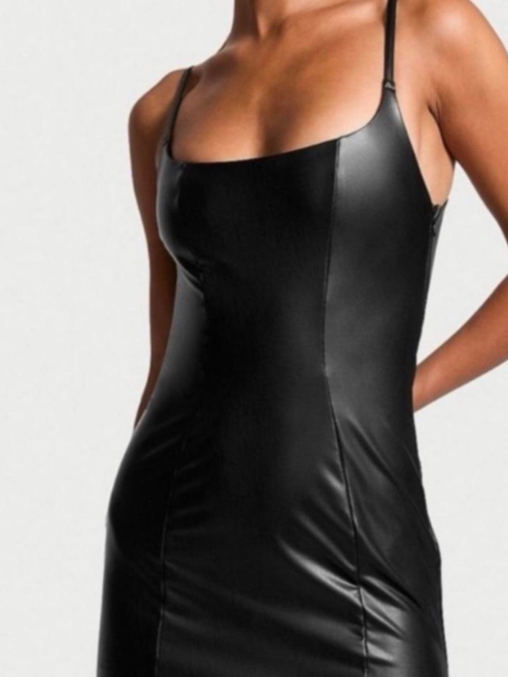 Victoria’s Secret Black Faux Leather